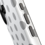 Grey and White Polka Dot Case