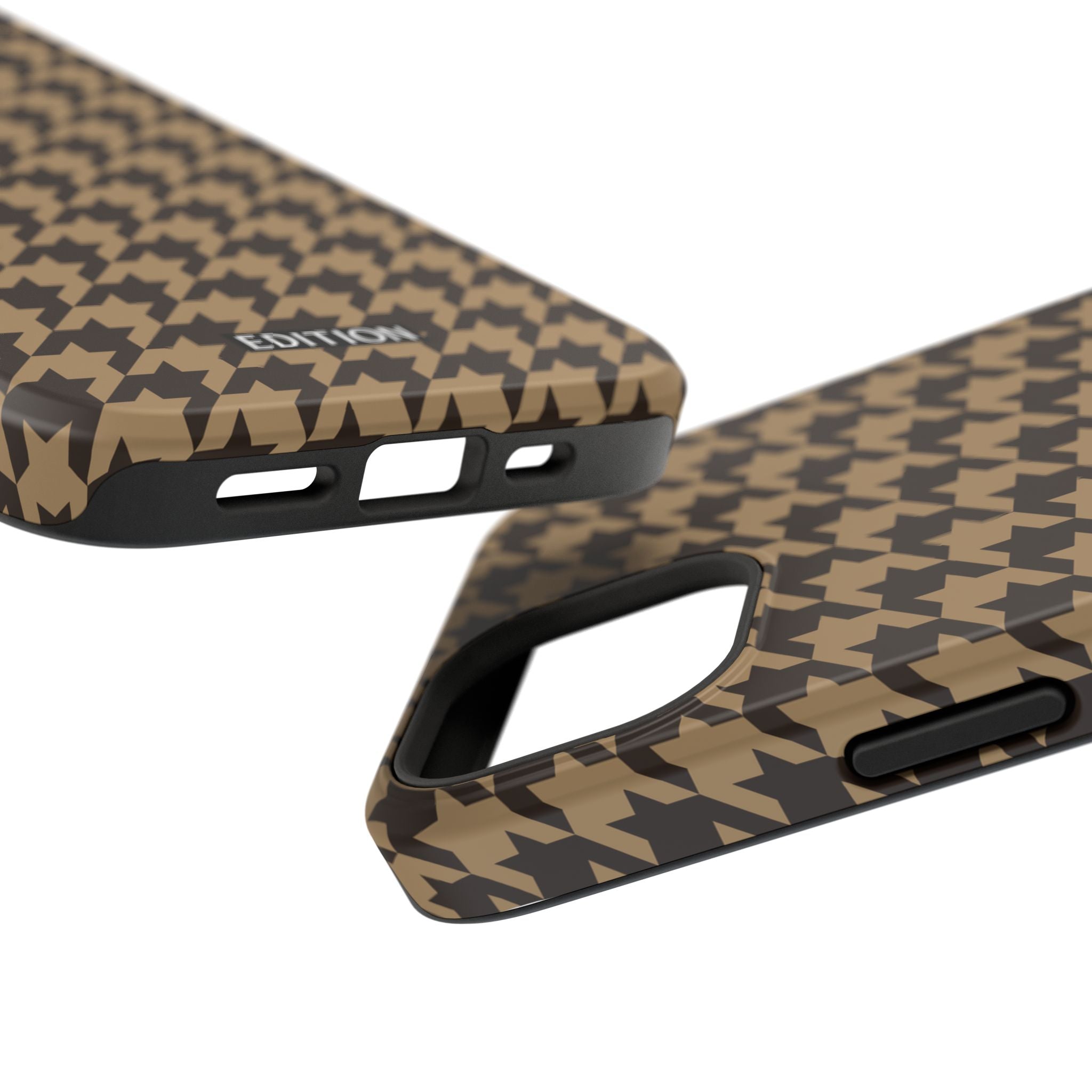 Chocolate Chip Cookie Houndstooth Case