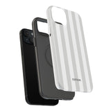 Grey Beach Stripe Case