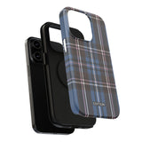 Blue and Pink Plaid Case