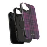 Black and Pink Plaid Case