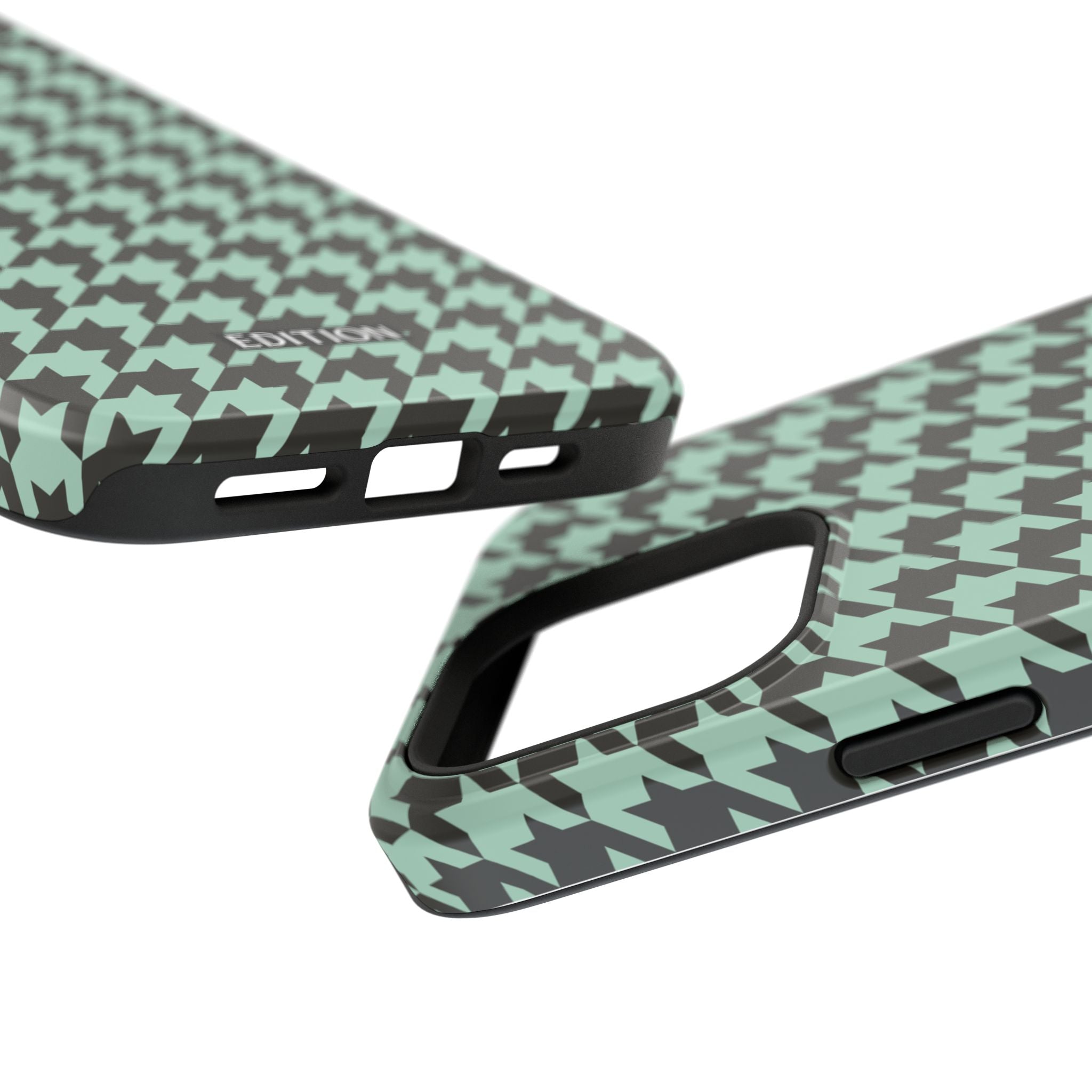 Mint Chip Houndstooth Case