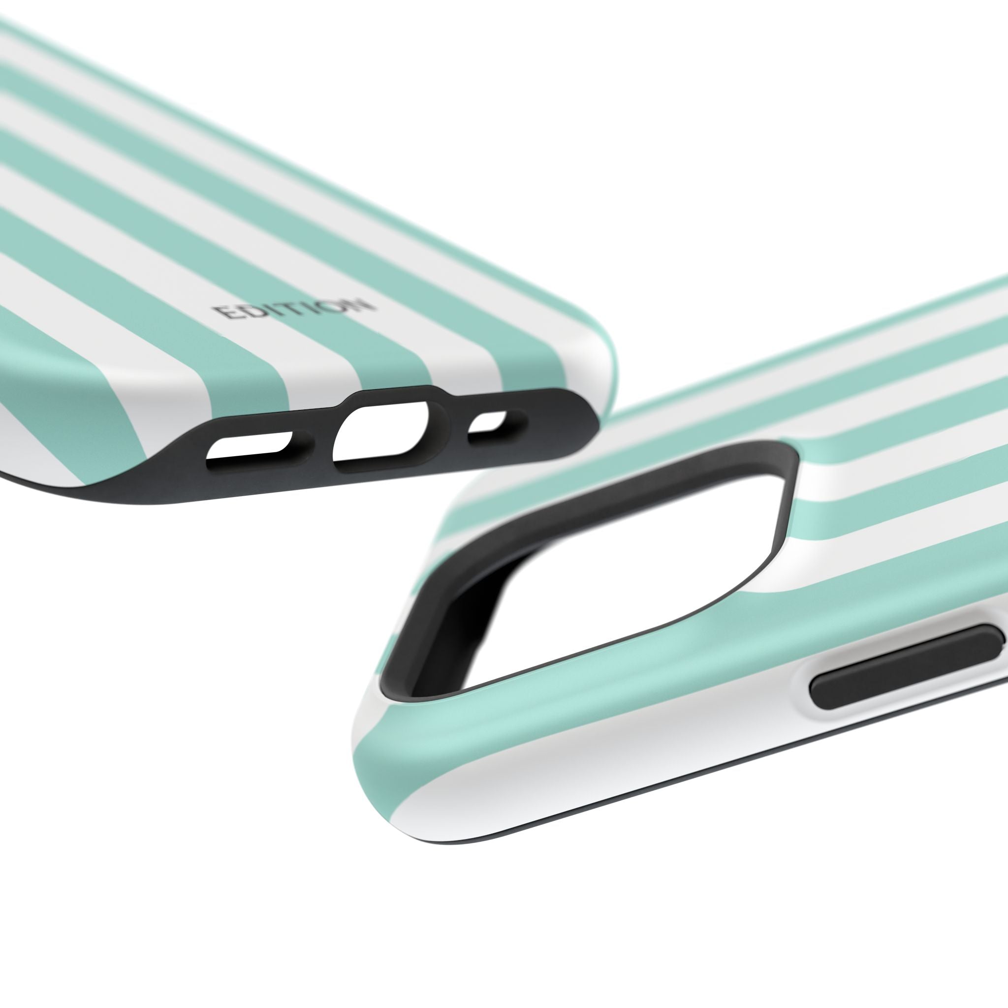 Teal Beach Stripe Case