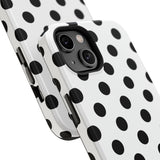 Black and White Polka Dot Case