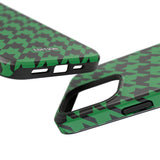 Green Houndstooth Case