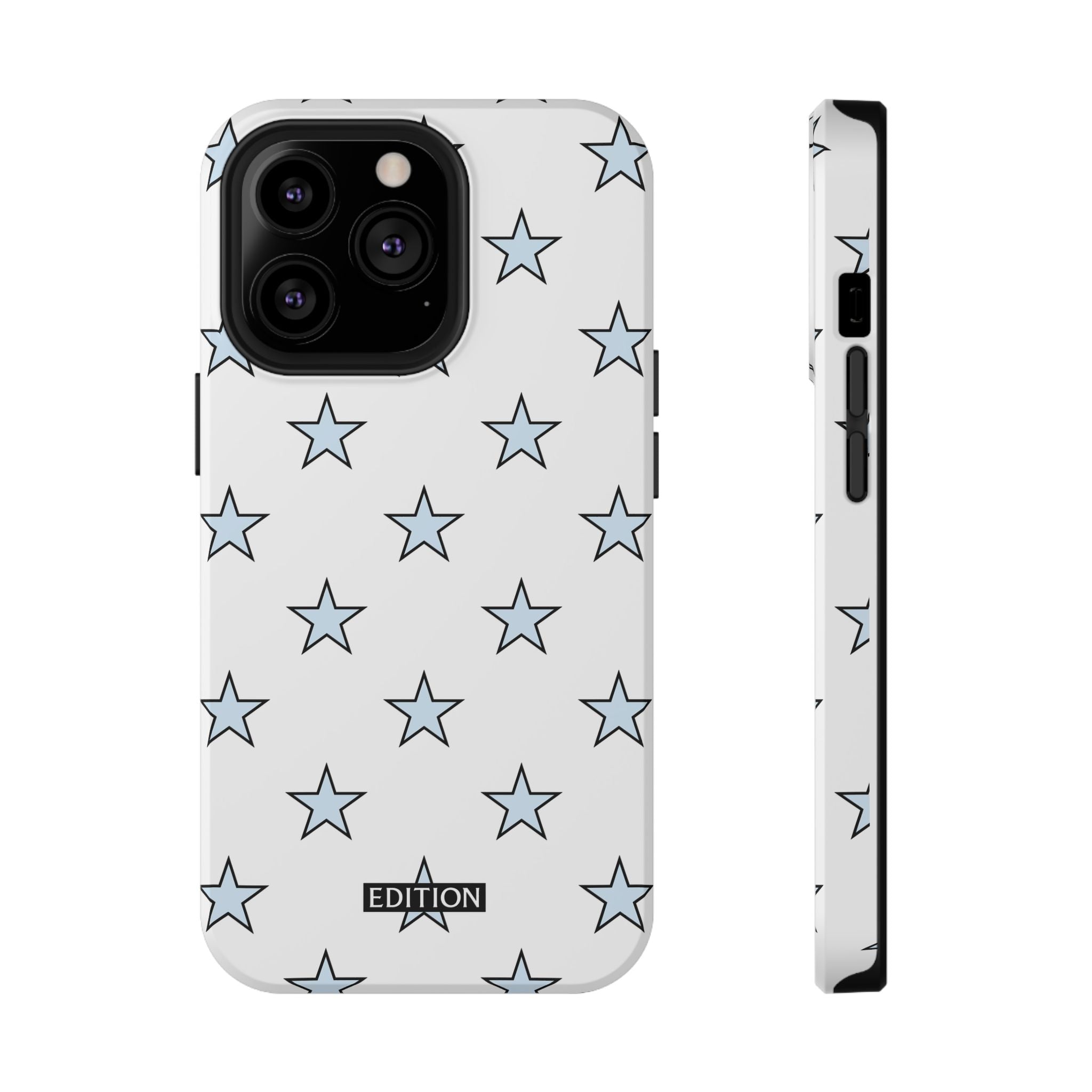 Blue and White Star Case