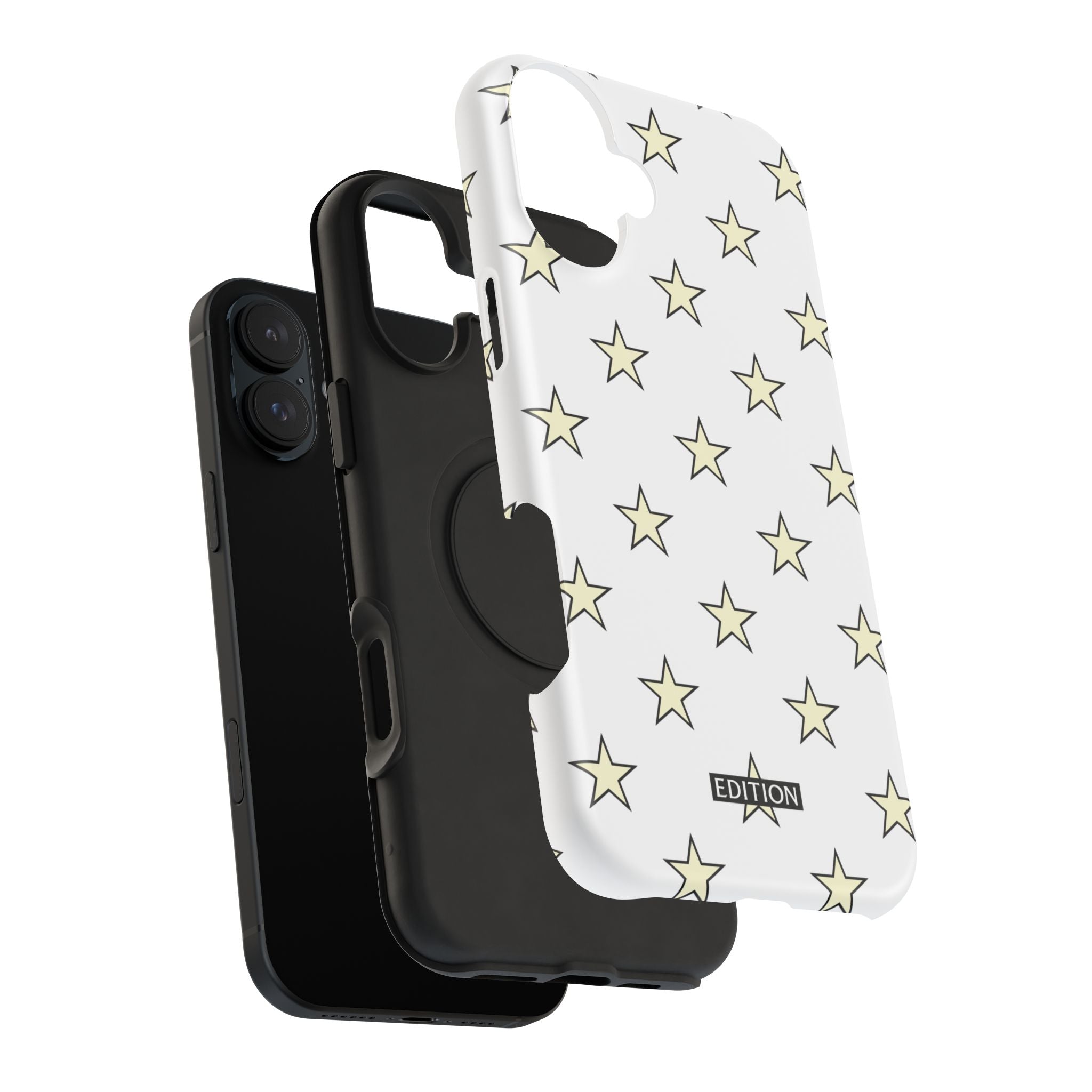 Yellow and White Star Case