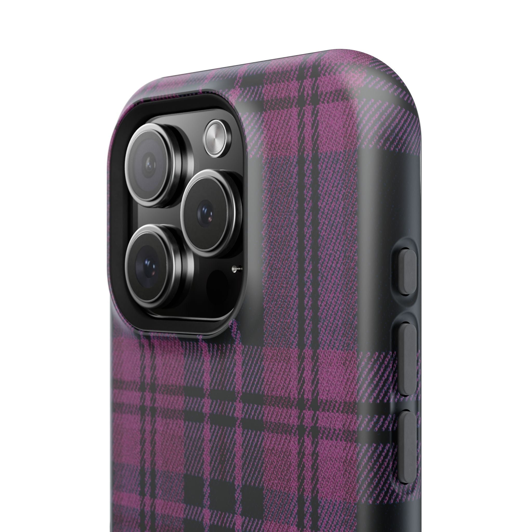 Black and Pink Plaid Case