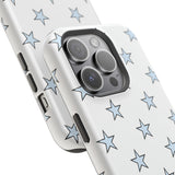Blue and White Star Case