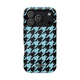 Baby Blue Houndstooth Case