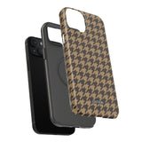 Chocolate Chip Cookie Houndstooth Case