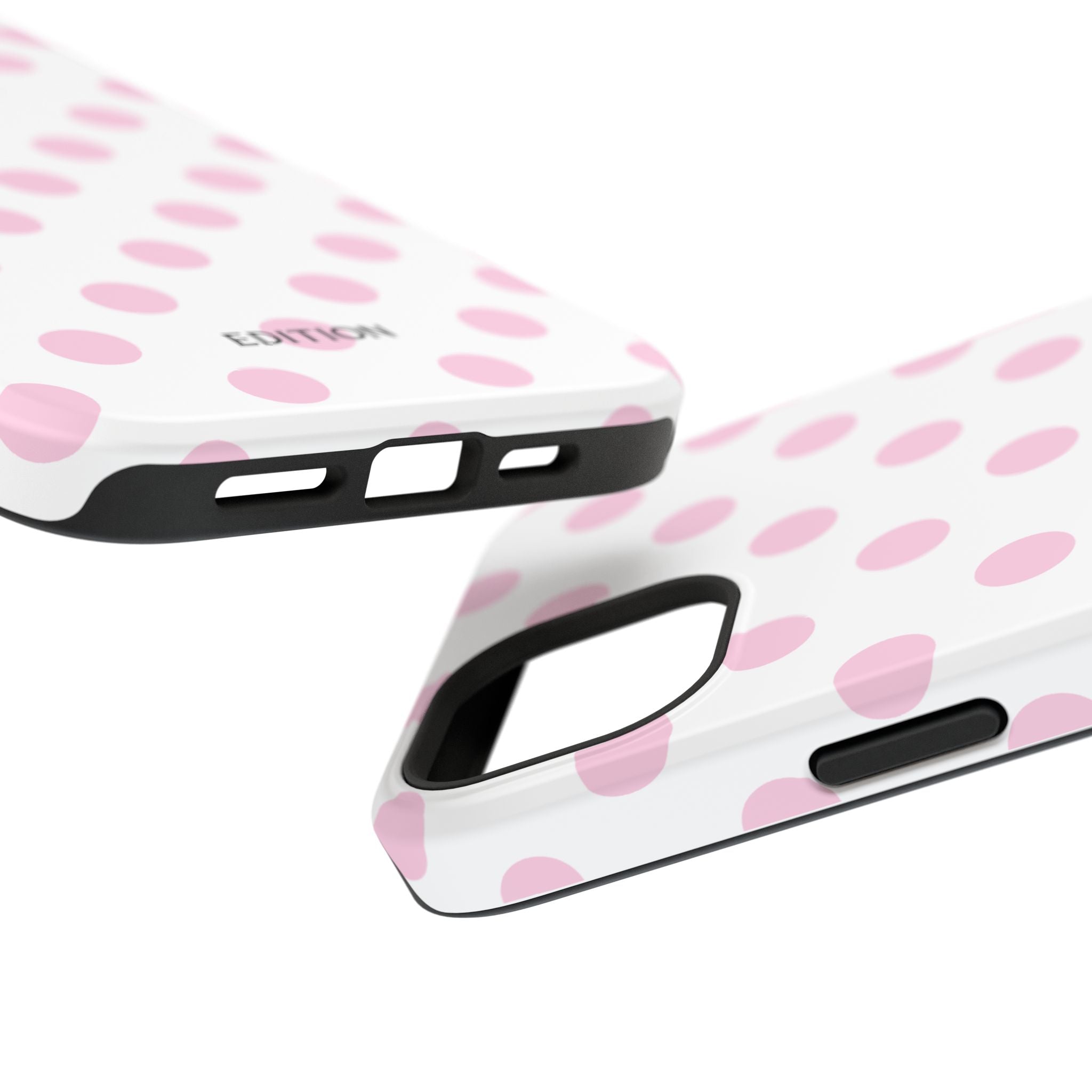 Pink and White Polka Dot Case