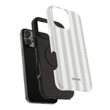 Grey Beach Stripe Case