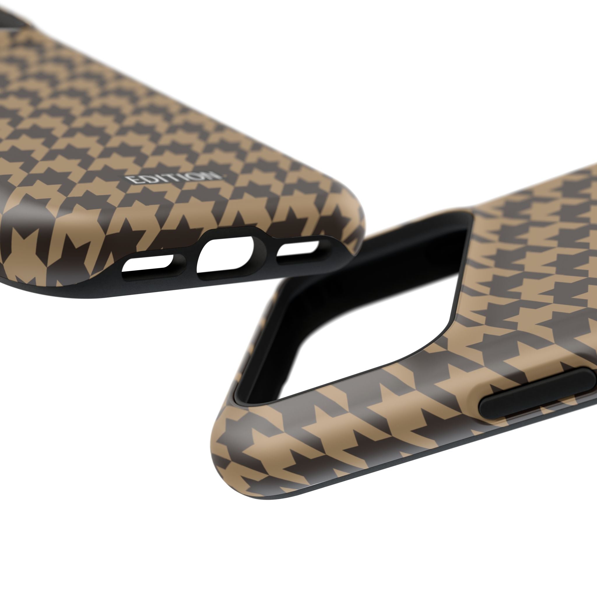 Chocolate Chip Cookie Houndstooth Case