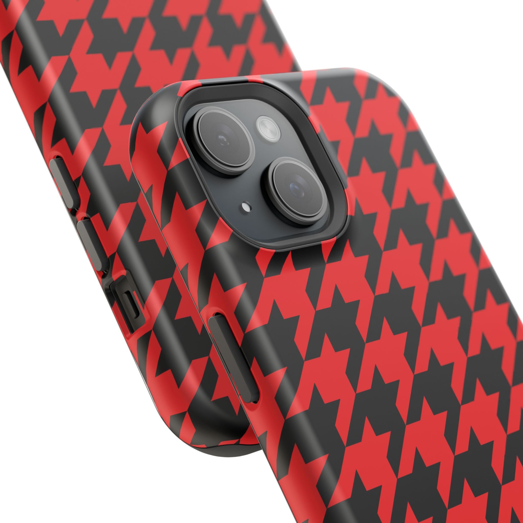 Red Houndstooth Case