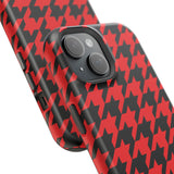 Red Houndstooth Case