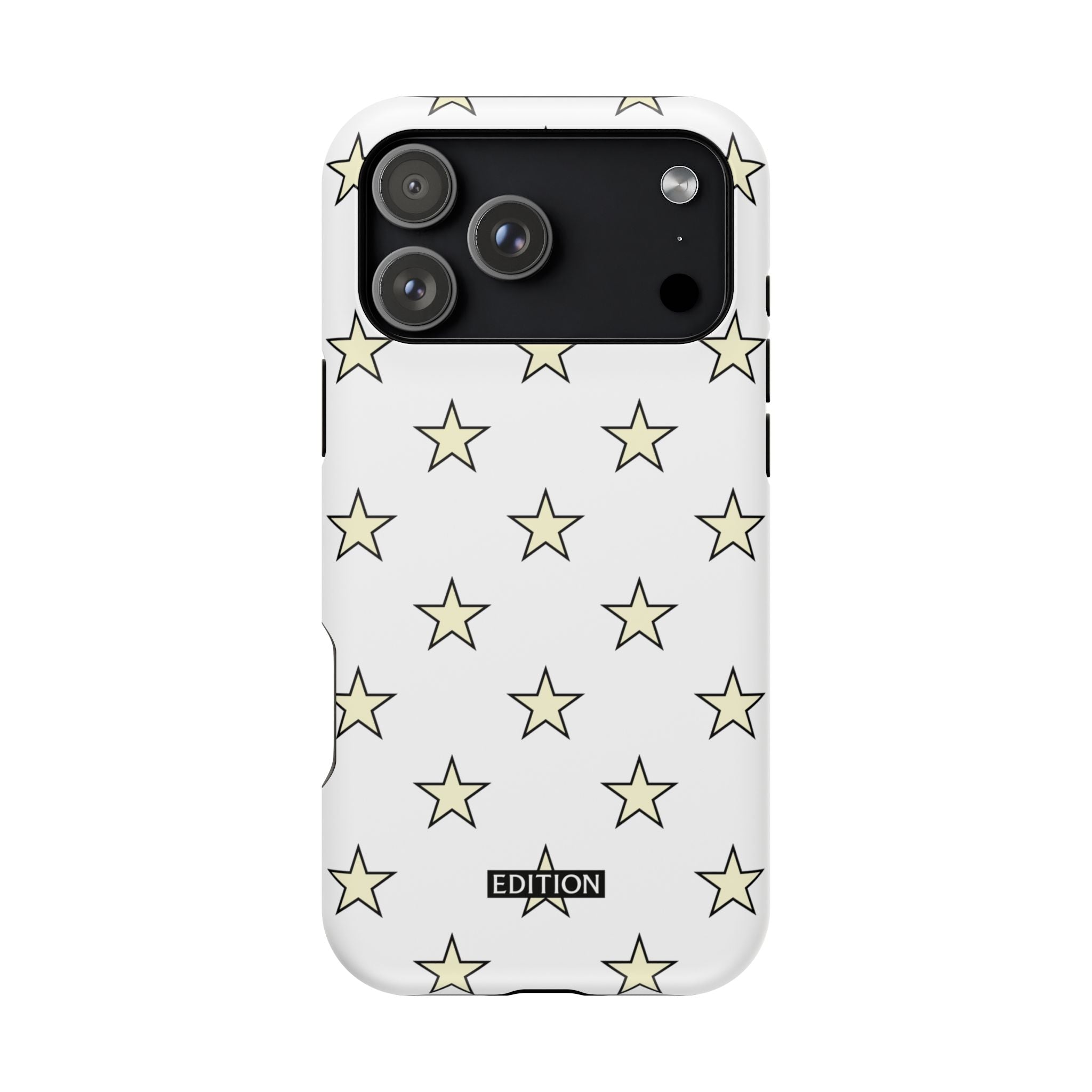 Yellow and White Star Case