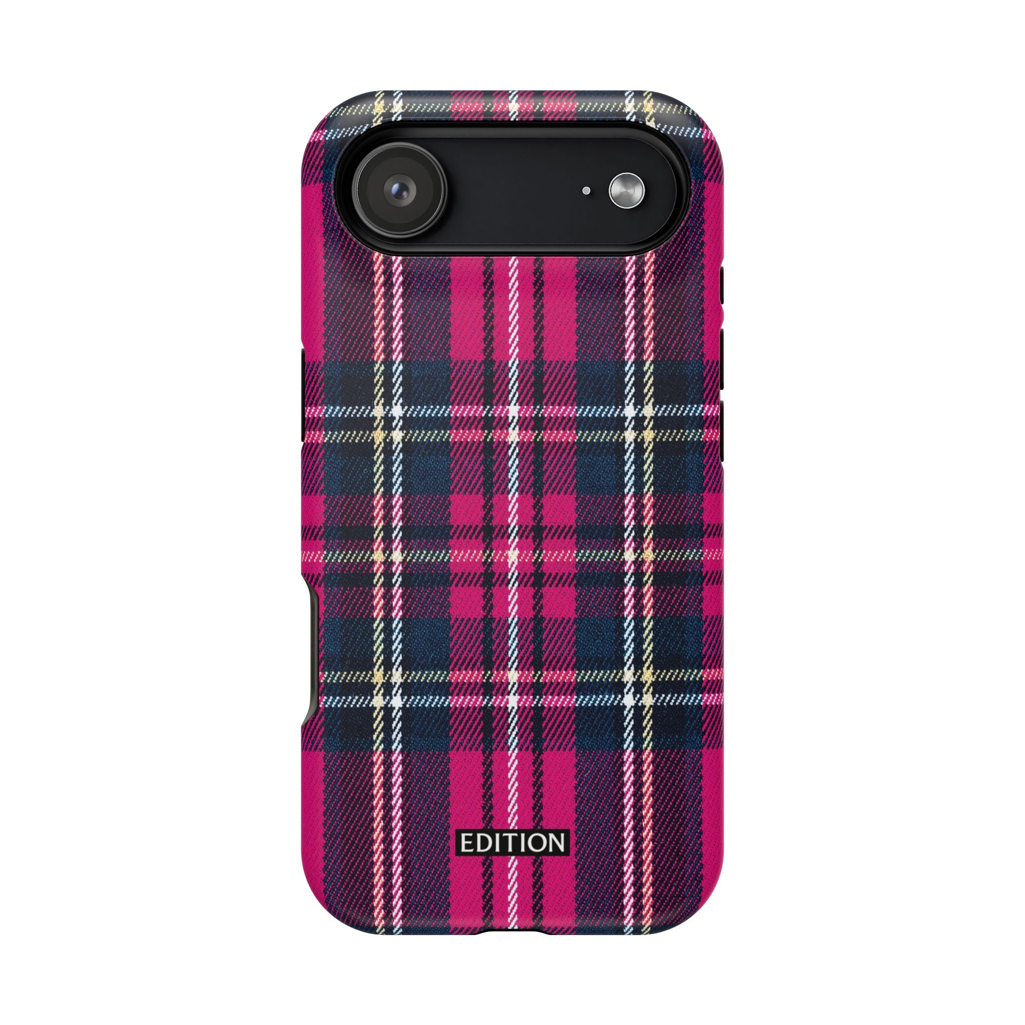 Hot Pink and Navy Plaid Case