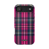 Hot Pink and Navy Plaid Case