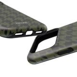 Army Green Houndstooth Case