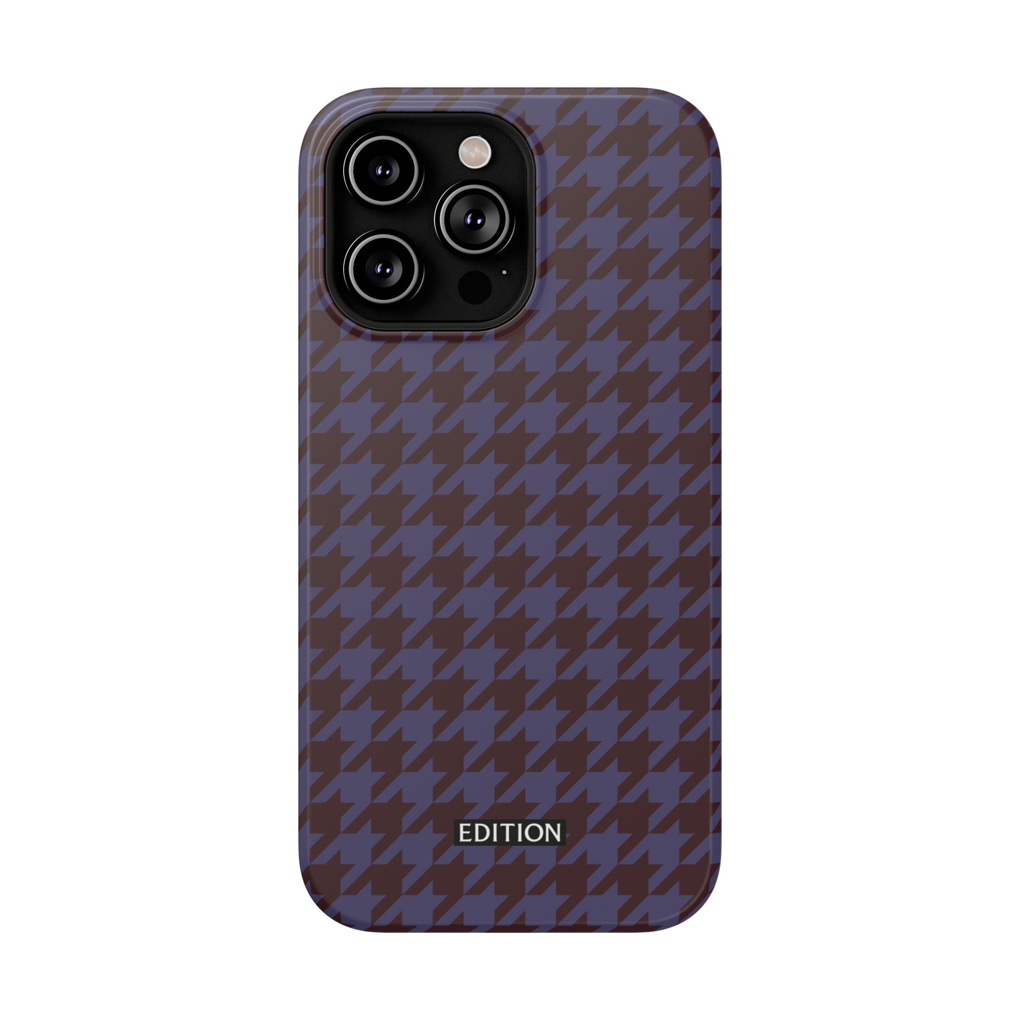 Grape Soda Houndstooth Case