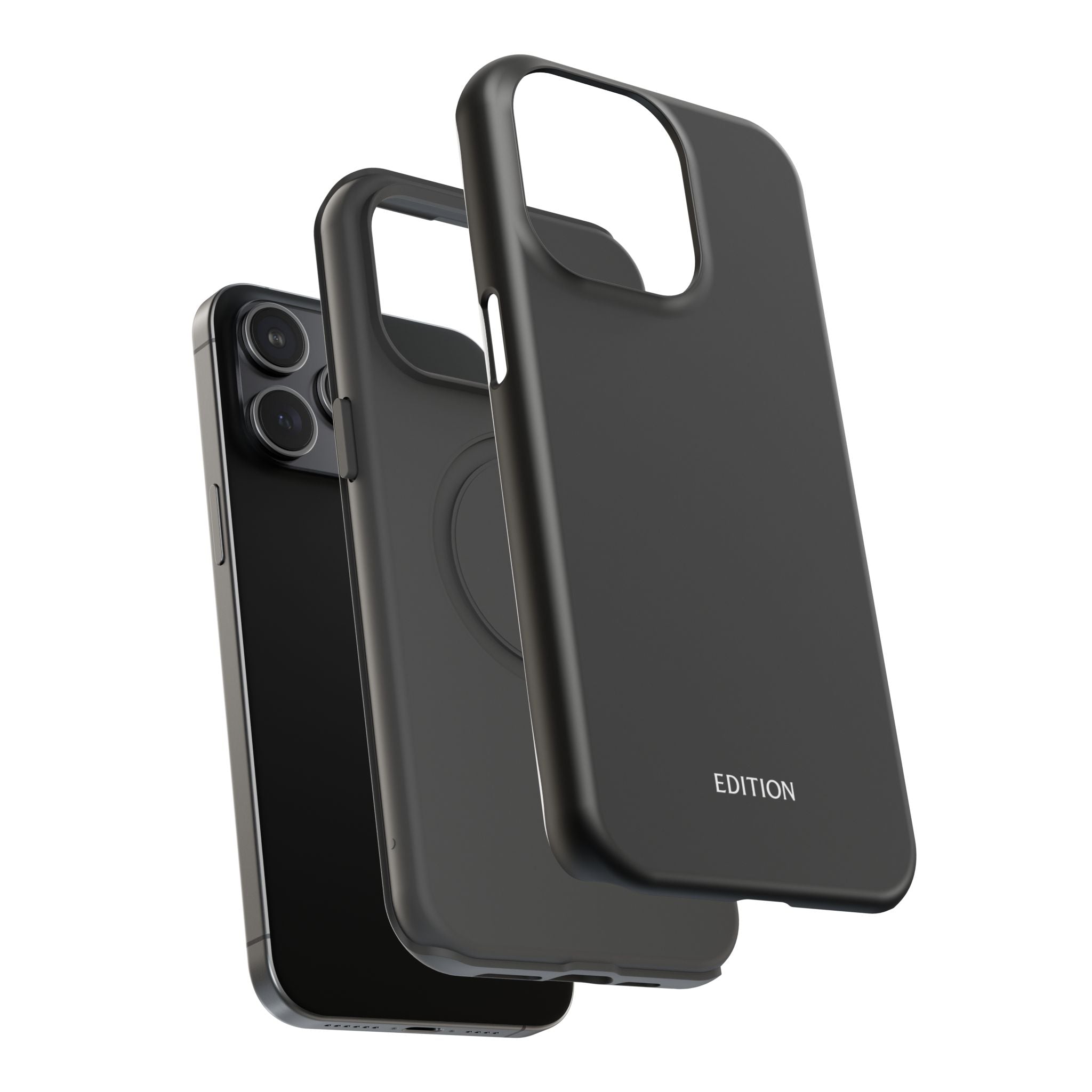 Plain Black Solid Case