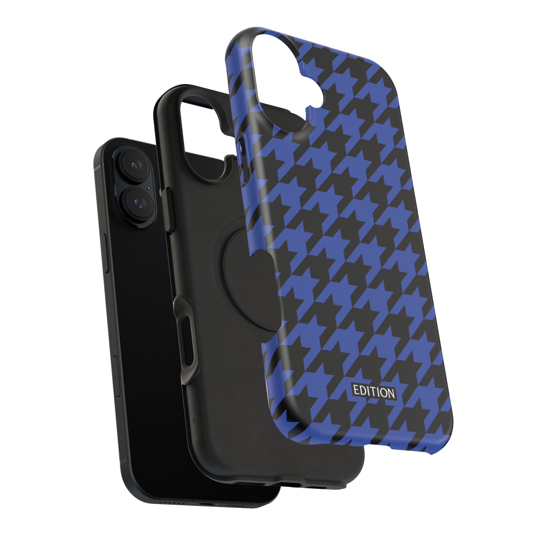 Blue Houndstooth Case