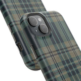 Green and Blue Plaid Case