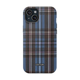 Blue and Pink Plaid Case