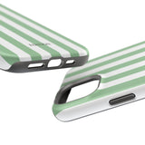 Green Beach Stripe Case