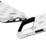 Pink and White Star Case