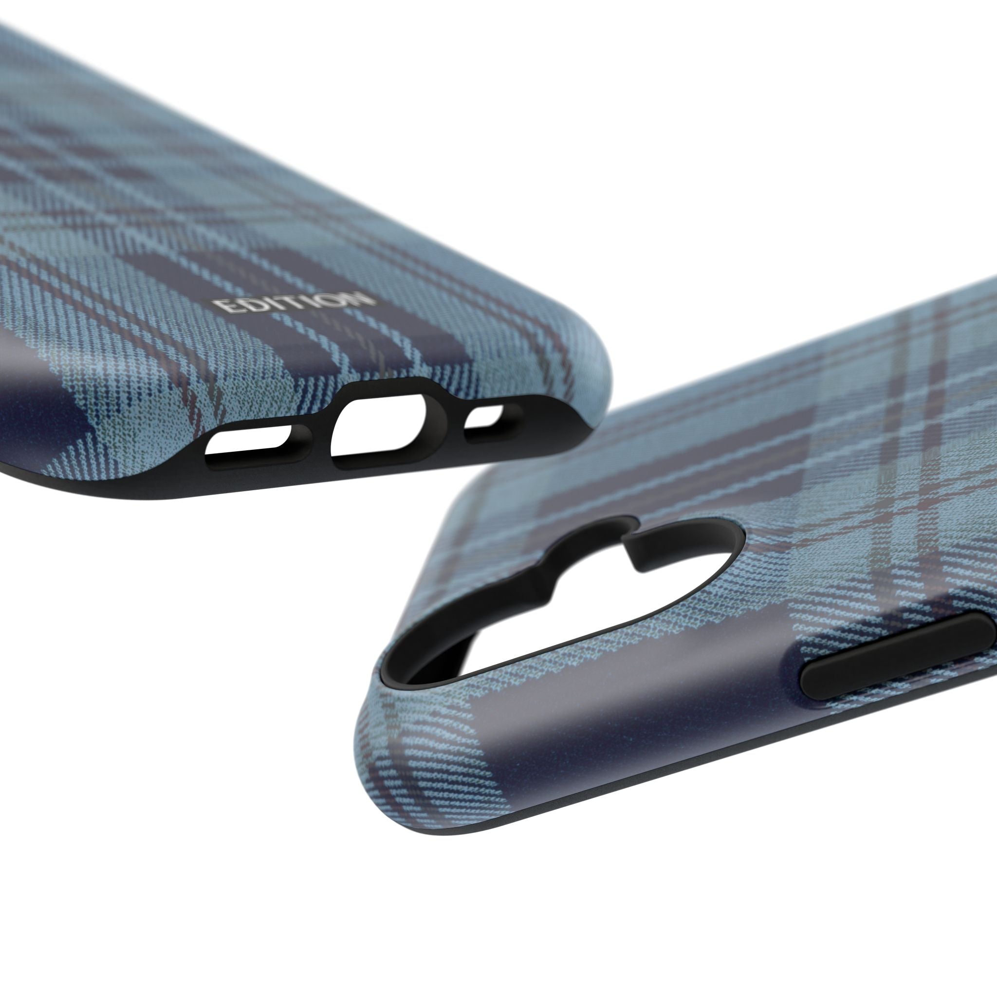 Navy Plaid Case