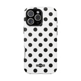 Black and White Polka Dot Case