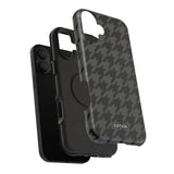 Grey Houndstooth Case