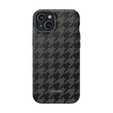Grey Houndstooth Case