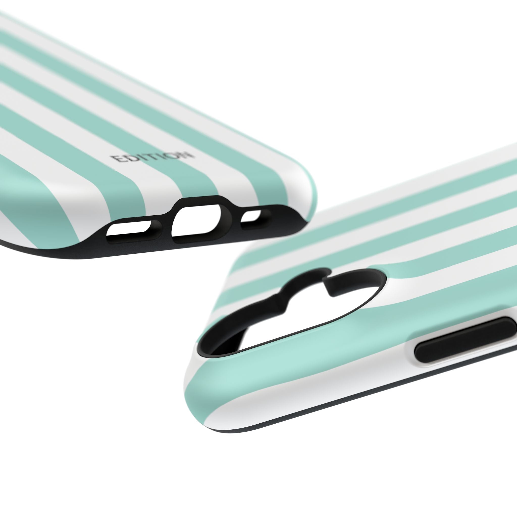 Teal Beach Stripe Case