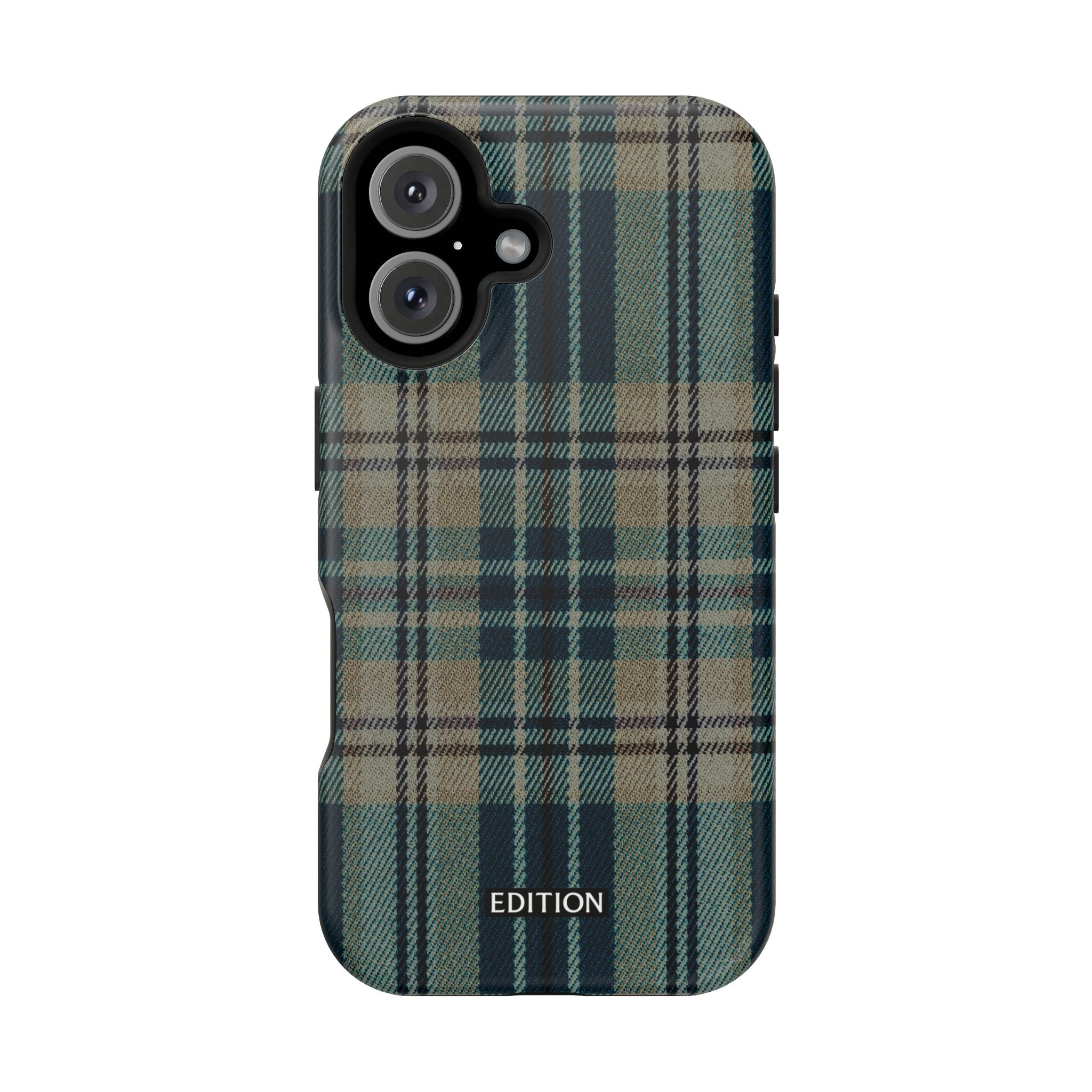 Green and Blue Plaid Case