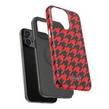 Red Houndstooth Case
