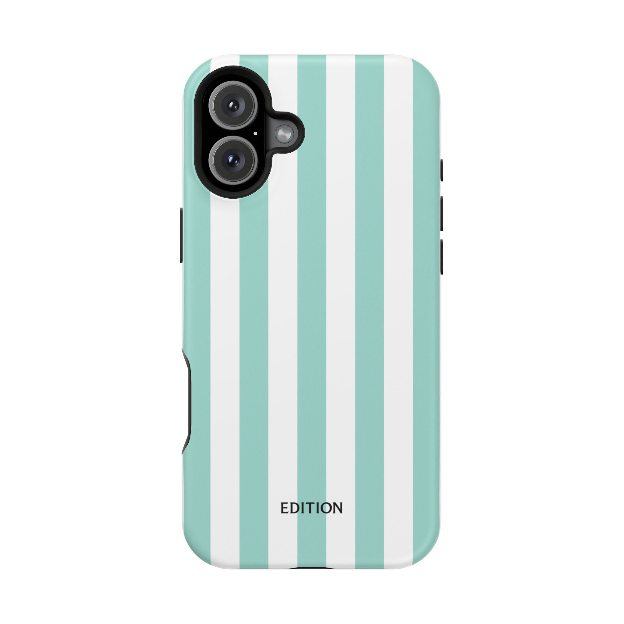 Teal Beach Stripe Case