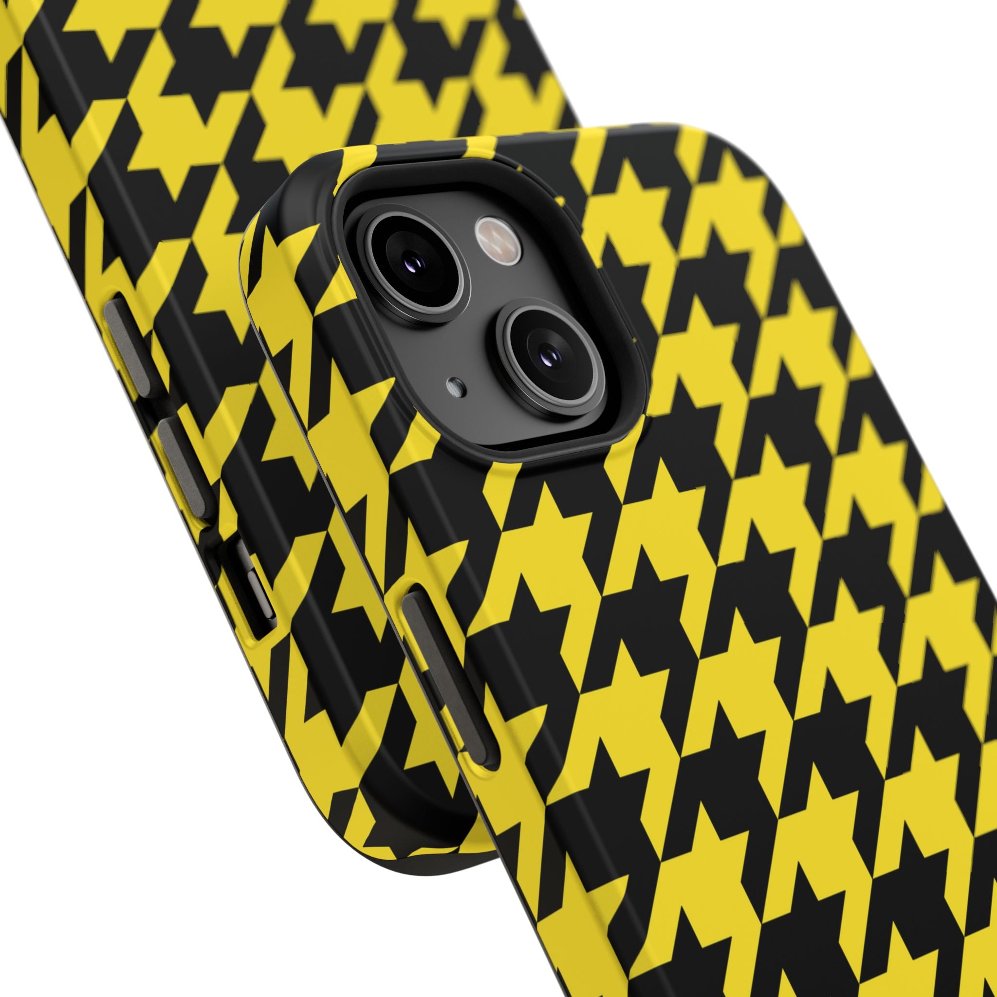 Yellow Houndstooth Case