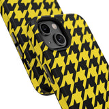 Yellow Houndstooth Case
