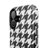 Black and White Houndstooth Case
