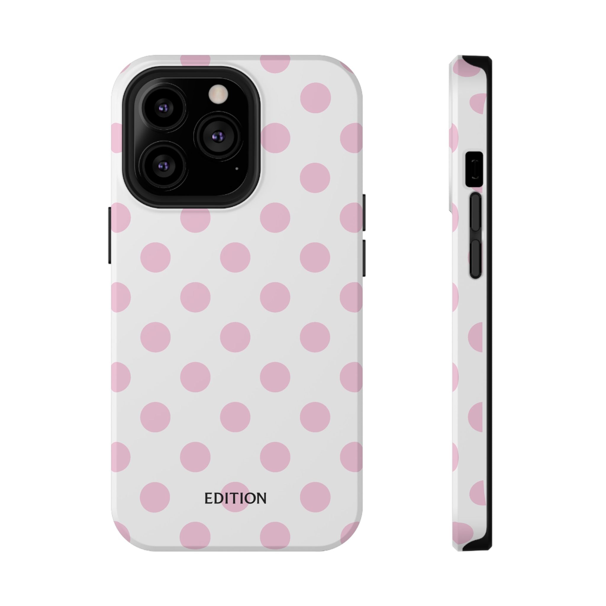 Pink and White Polka Dot Case