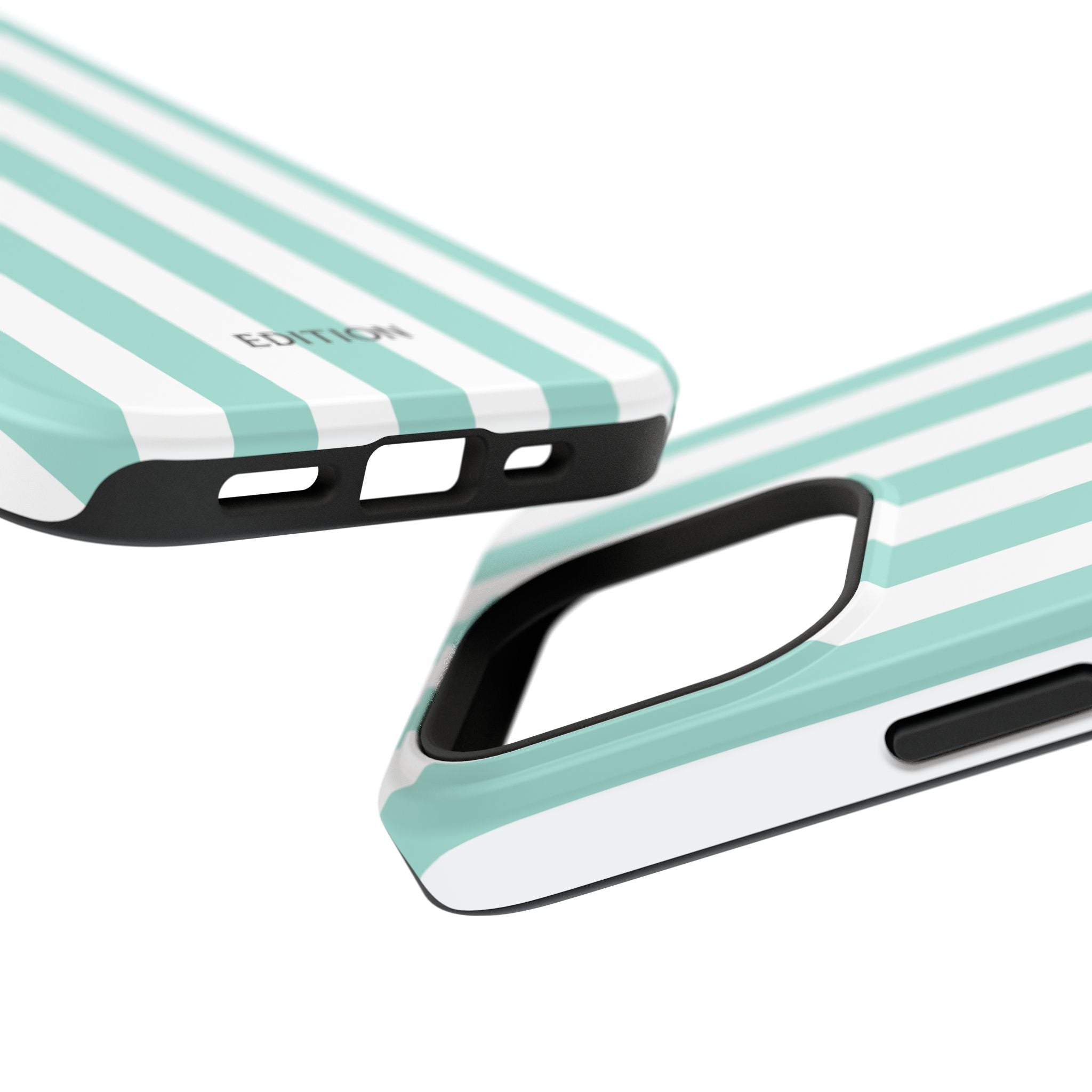 Teal Beach Stripe Case