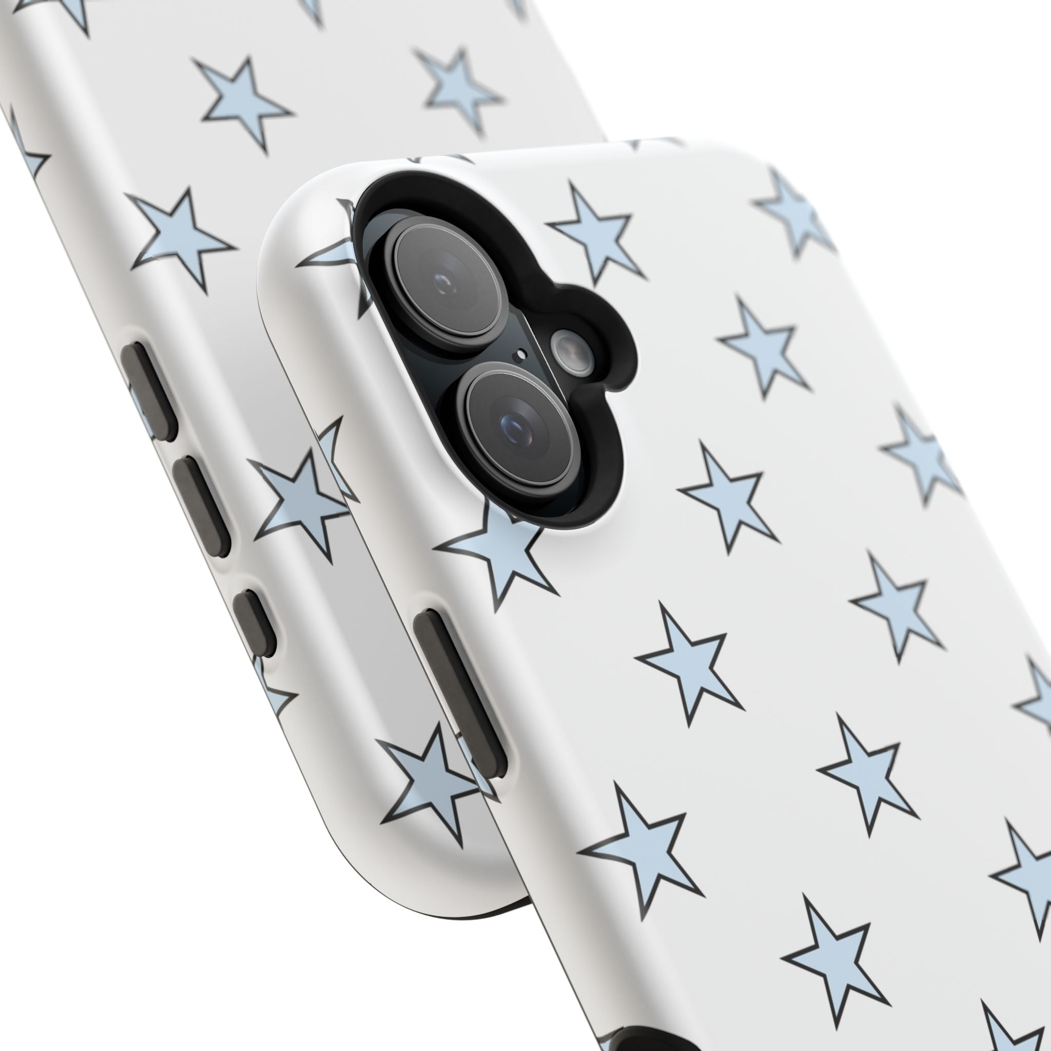Blue and White Star Case