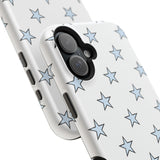 Blue and White Star Case