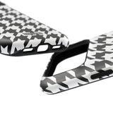 Black and White Houndstooth Case