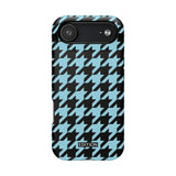 Baby Blue Houndstooth Case
