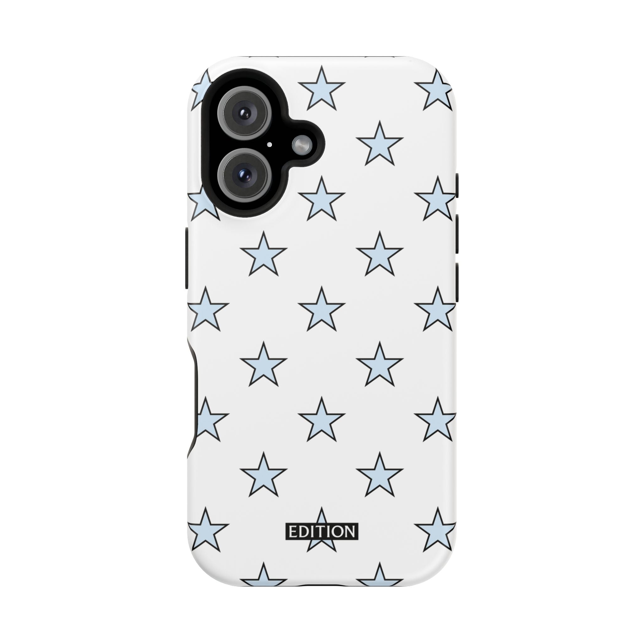 Blue and White Star Case