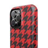 Red Houndstooth Case